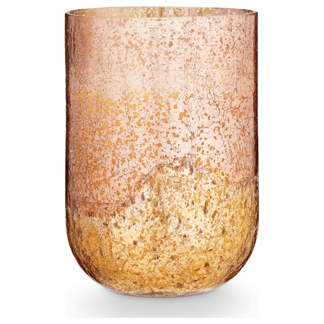 Casia Clove Crackle Large Glass Candle - Something Splendid Co.
