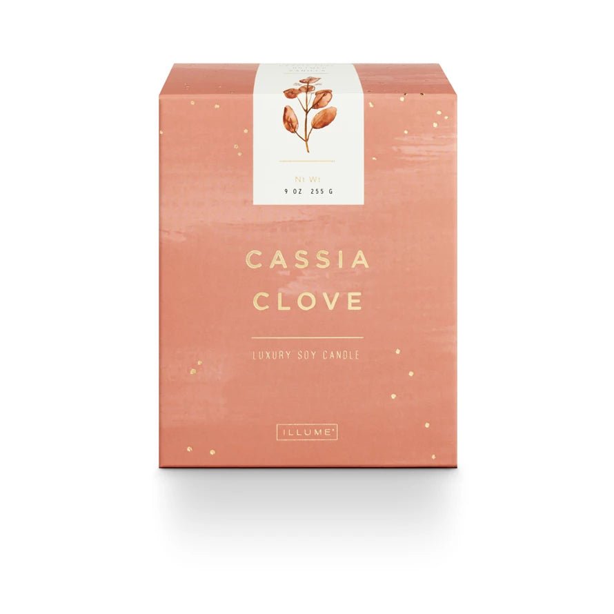 Cassia Clove Luxe Sanded Mercury Glass Candle - Something Splendid Co.