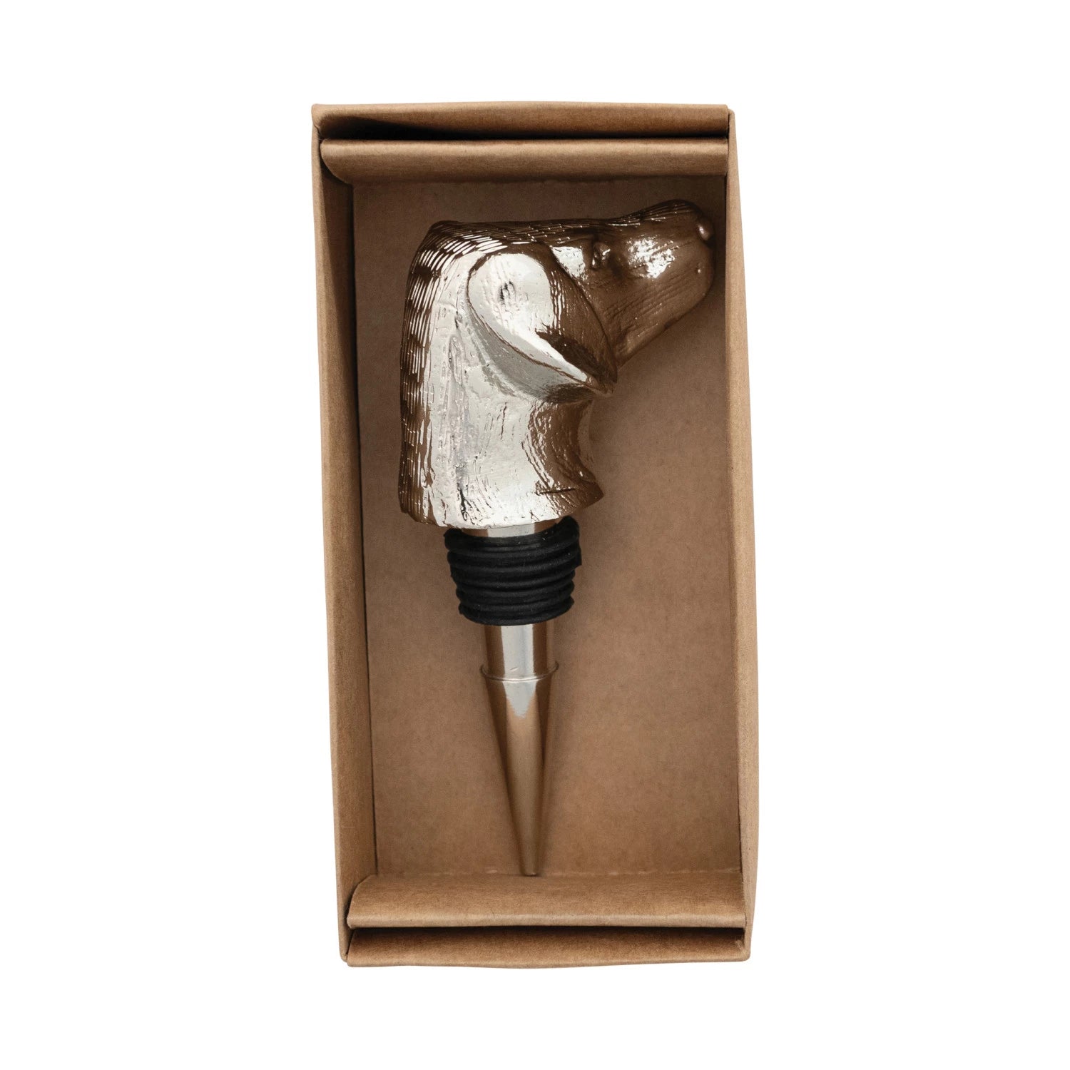Something Splendid Co. Dog Head Bottle Stopper - Thumbnail 2