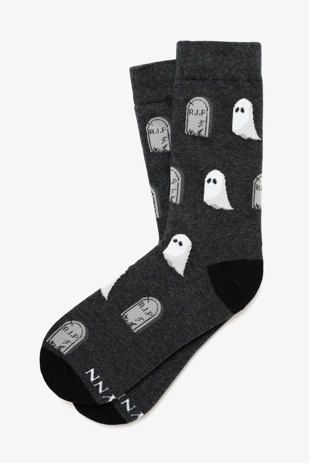 Boo Ghost Halloween Carded Cotton Sock by Alynn