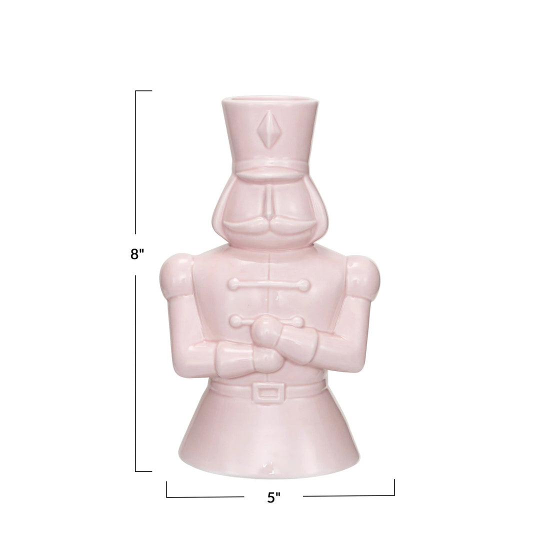 Ceramic Soldier Vase, Pink - Something Splendid Co.