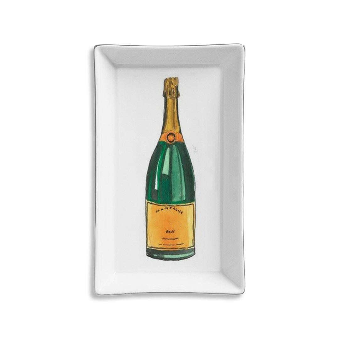 Ceramic Tray - Champagne Bottle - Something Splendid Co.
