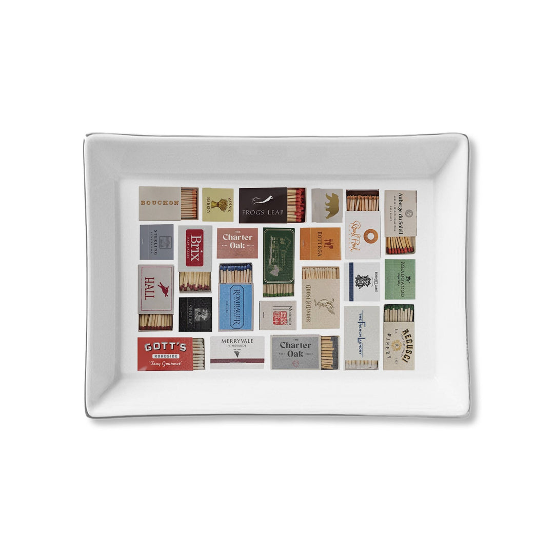 Ceramic Tray - Napa Valley Matches - Something Splendid Co.