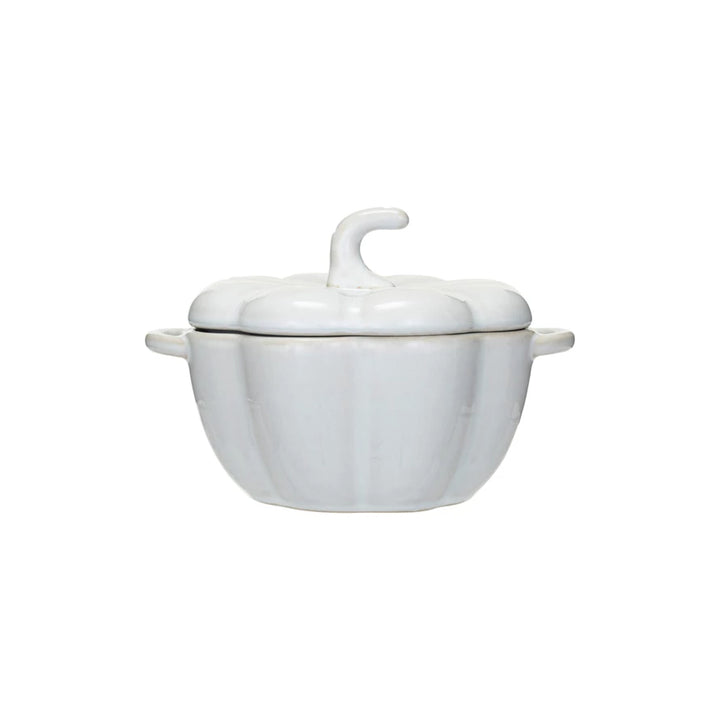 Stoneware Pumpkin Baker with Handles