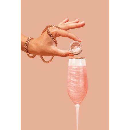 Champagne Rose Gold Edible Glitter - Something Splendid Co.