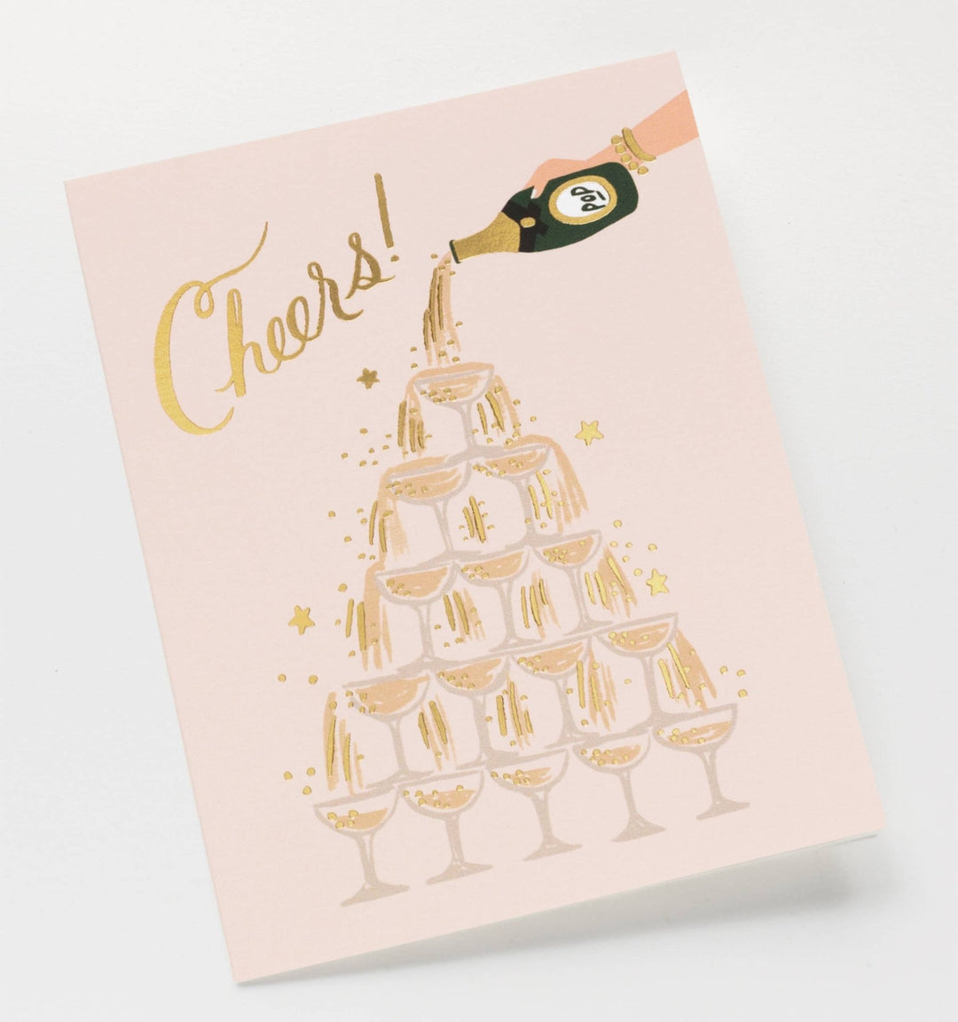 Champagne Tower Cheers Card - Something Splendid Co.