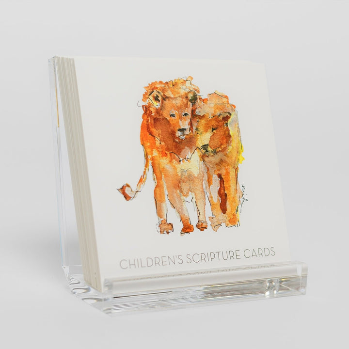 Children's Scripture Cards With Acrylic Stand - Something Splendid Co.