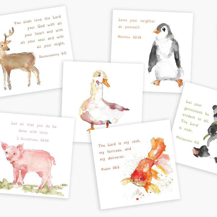 Children's Scripture Cards With Acrylic Stand - Something Splendid Co.