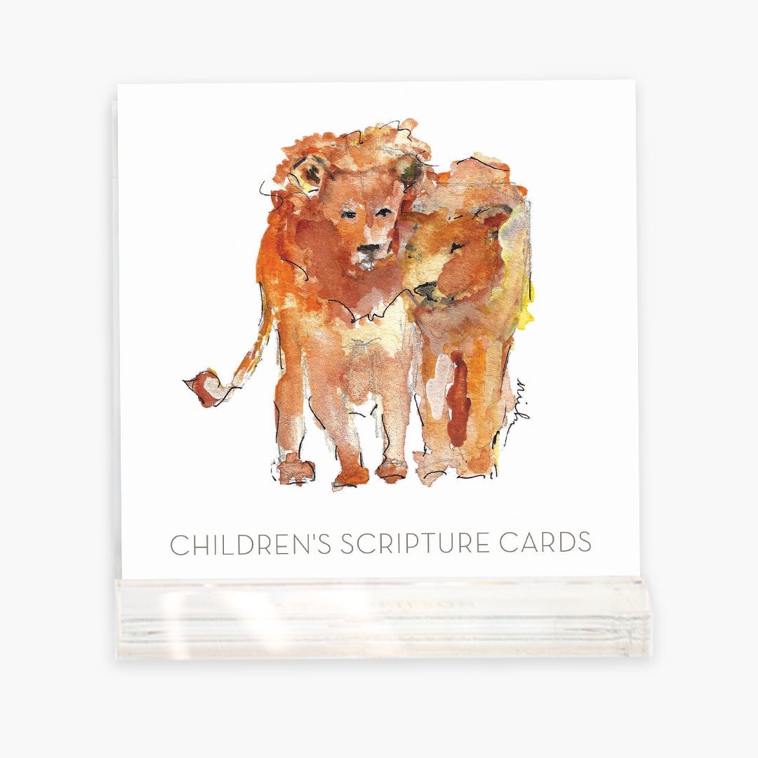 Children's Scripture Cards With Acrylic Stand - Something Splendid Co.