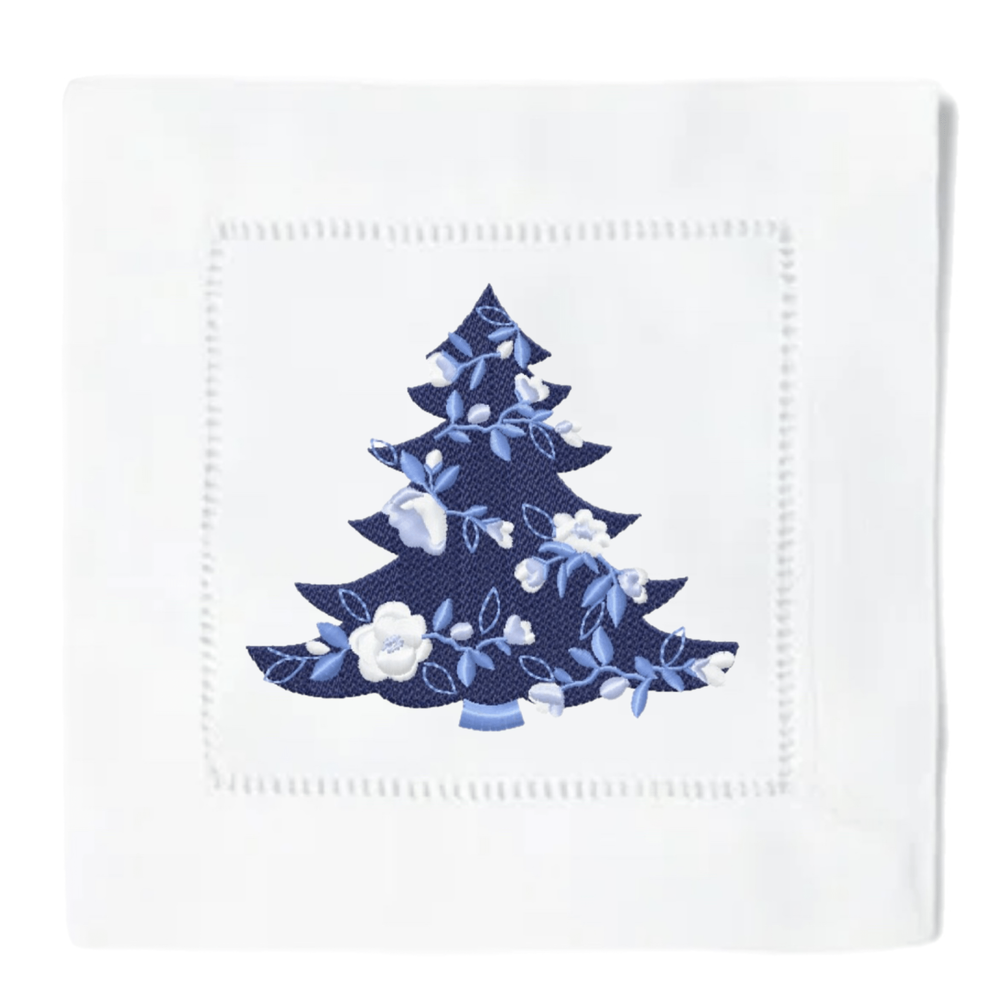 Chinoiserie Christmas Tree Cocktail Napkins