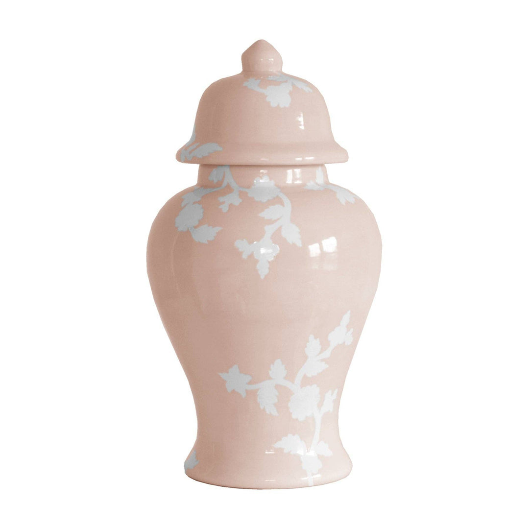 Chinoiserie Dreams Ginger Jars in Blush: Small - Something Splendid Co.