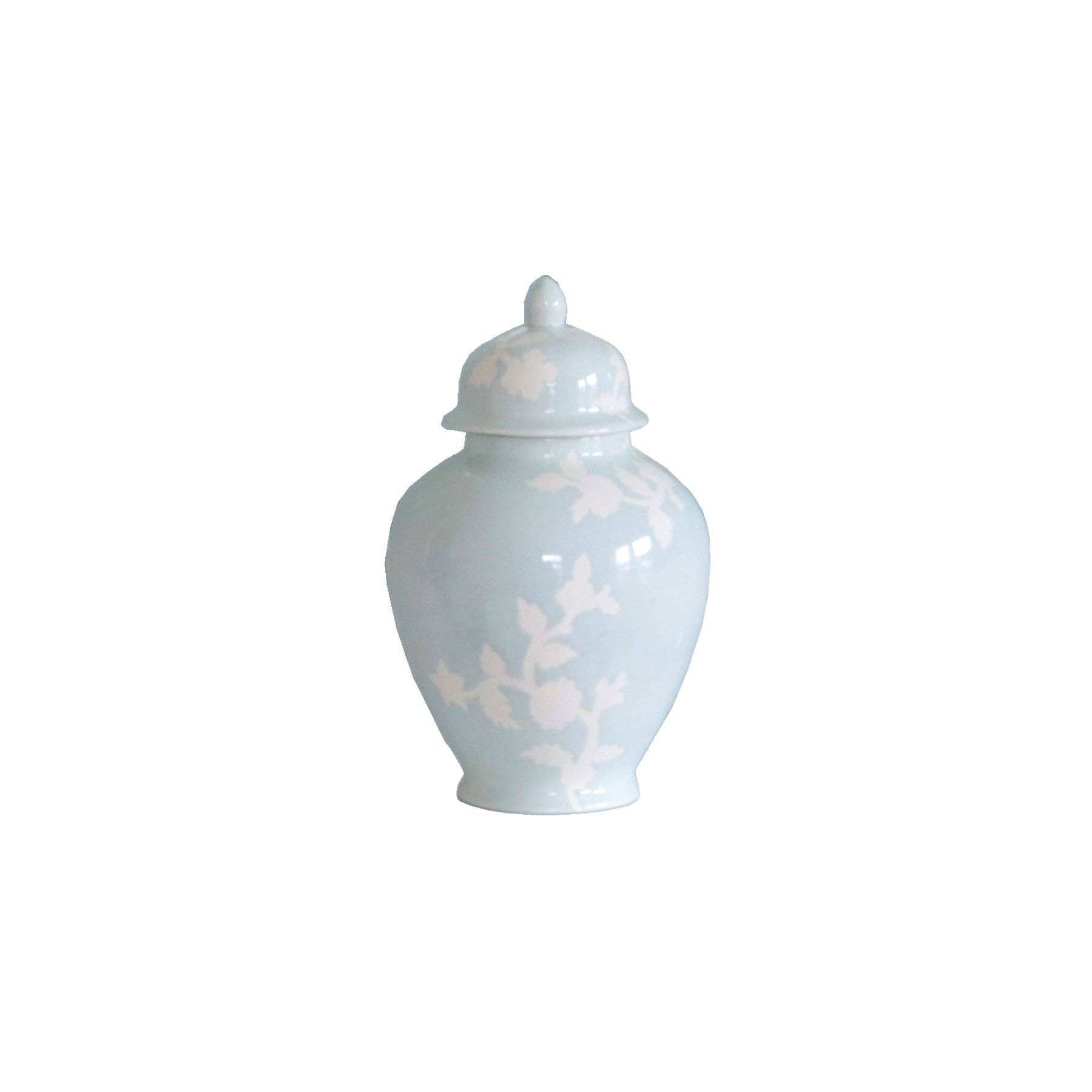 Chinoiserie Dreams Ginger Jars in Hydrangea Light Blue: Medium - Thumbnail 3