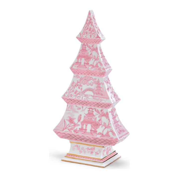 Chinoiserie Pastel Pink Tree - Something Splendid Co.