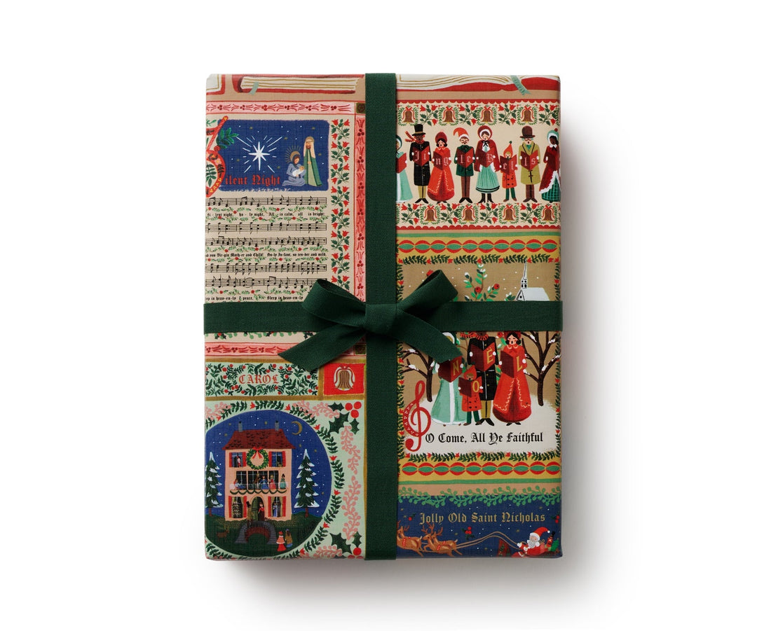 Christmas Carols Wrapping Roll - Something Splendid Co.