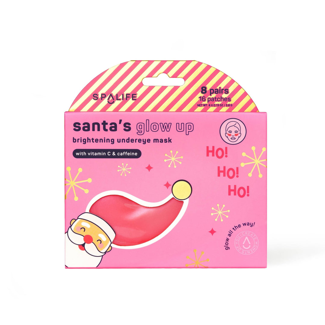 Christmas Holiday Santa's Glow Up Brightening Undereye Masks - Something Splendid Co.