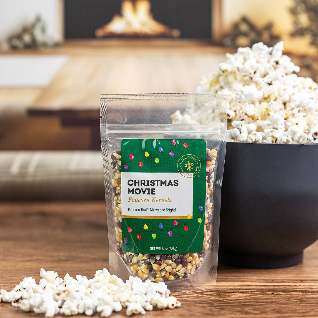 Christmas Movie Popcorn Kernels - Xmas holiday popcorn - Something Splendid Co.