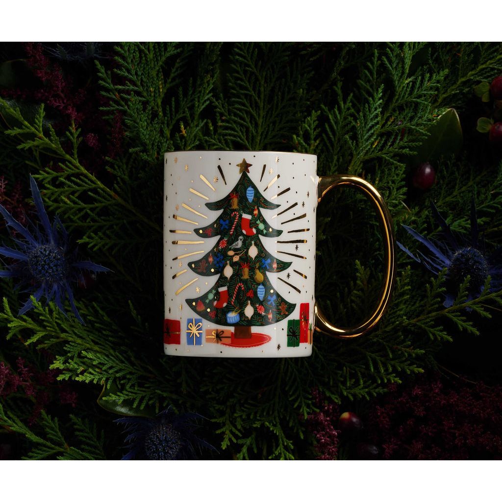 Christmas Tree Porcelain Mug - Something Splendid Co.