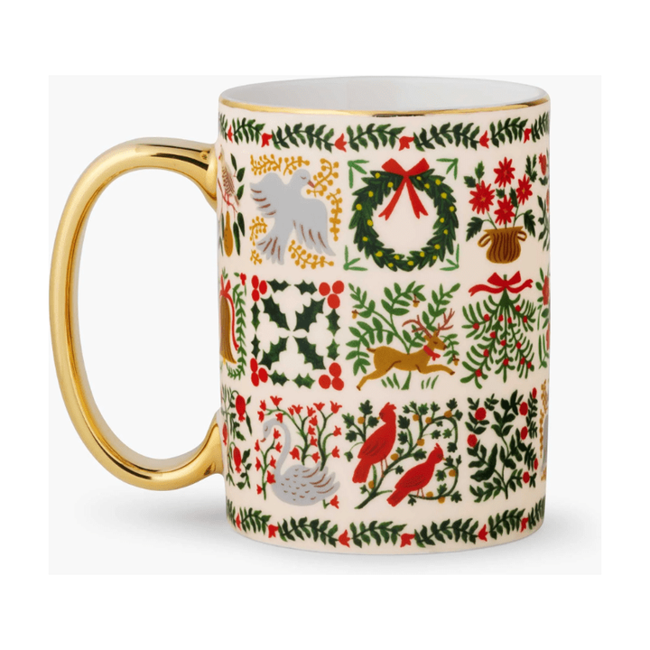 Christmastide Porcelain Mug - Something Splendid Co.