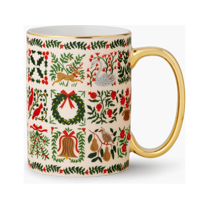 Christmastide Porcelain Mug - Something Splendid Co.