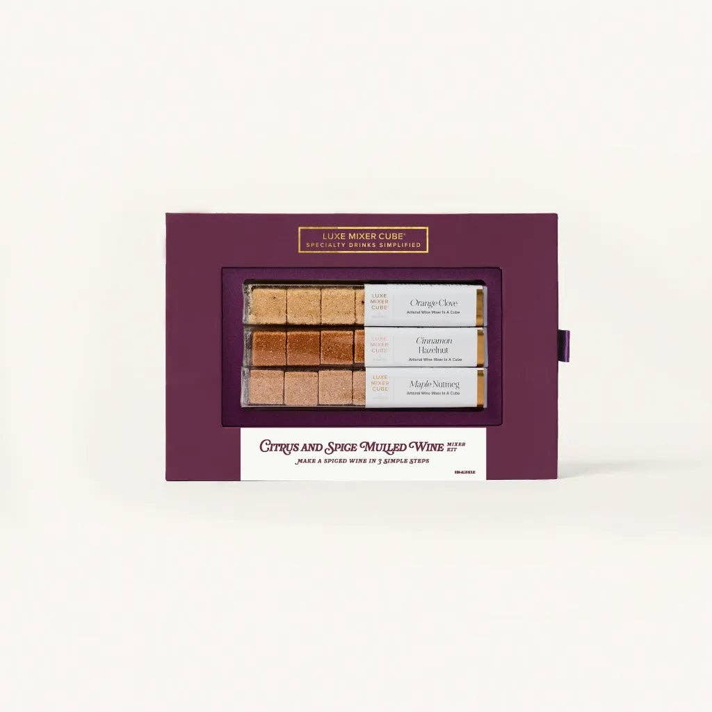 Citrus and Spice Mulled Wine Kit, Orange Clove & Maple Cubes - Something Splendid Co.