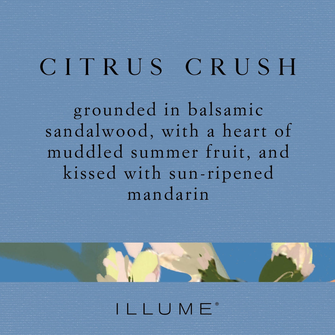 Citrus Crush Baltic Glass Candle - Something Splendid Co.