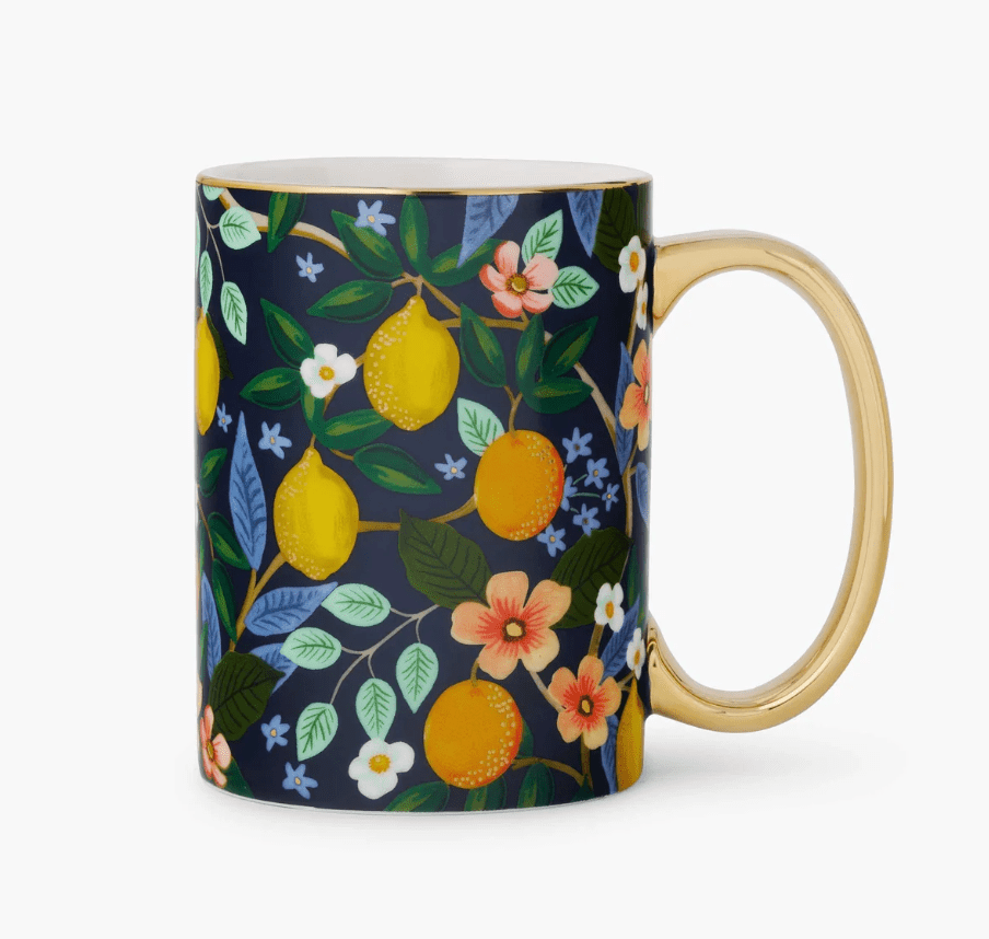 Citrus Grove Porcelain Mug - Something Splendid Co.