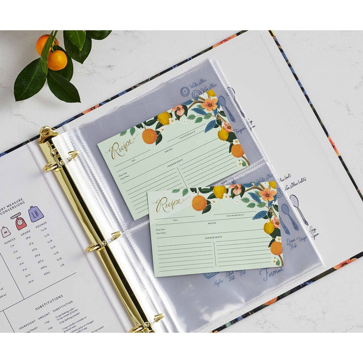 Citrus Grove Recipe Cards - Pack of 12 - Something Splendid Co.