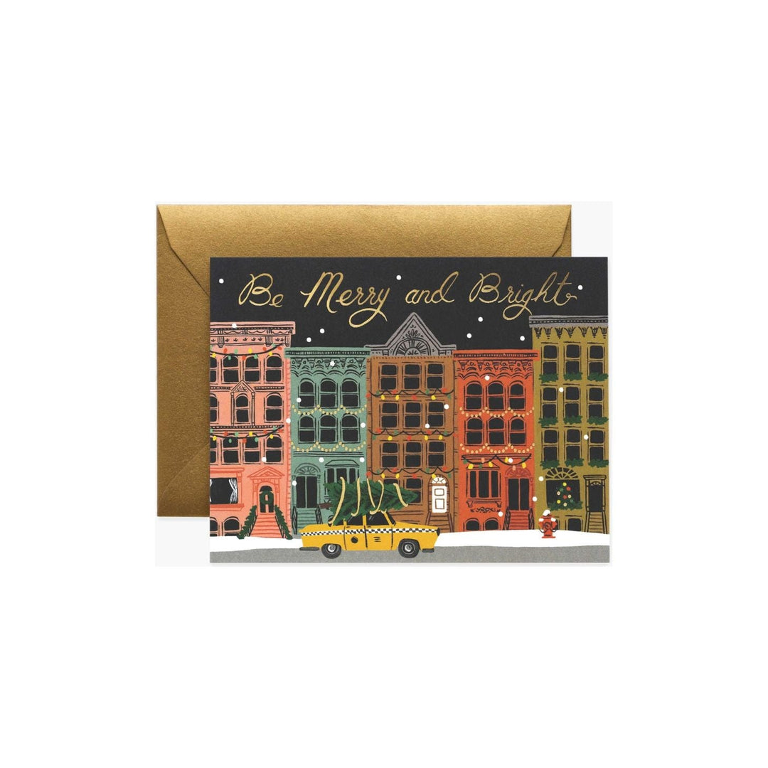 City Holiday Greeting Card - Something Splendid Co.