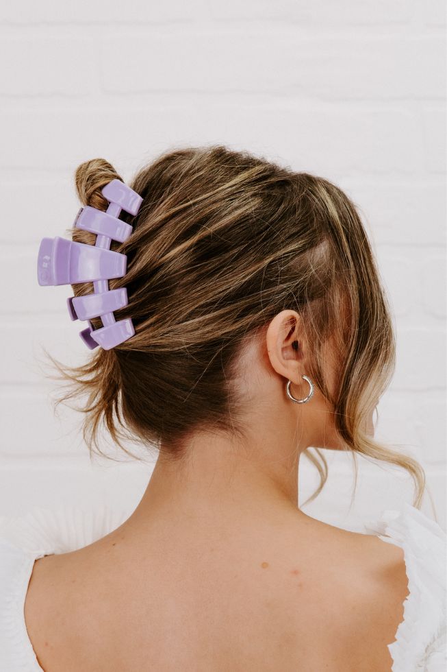 Classic Lilac You Large Hair Clip - Something Splendid Co.