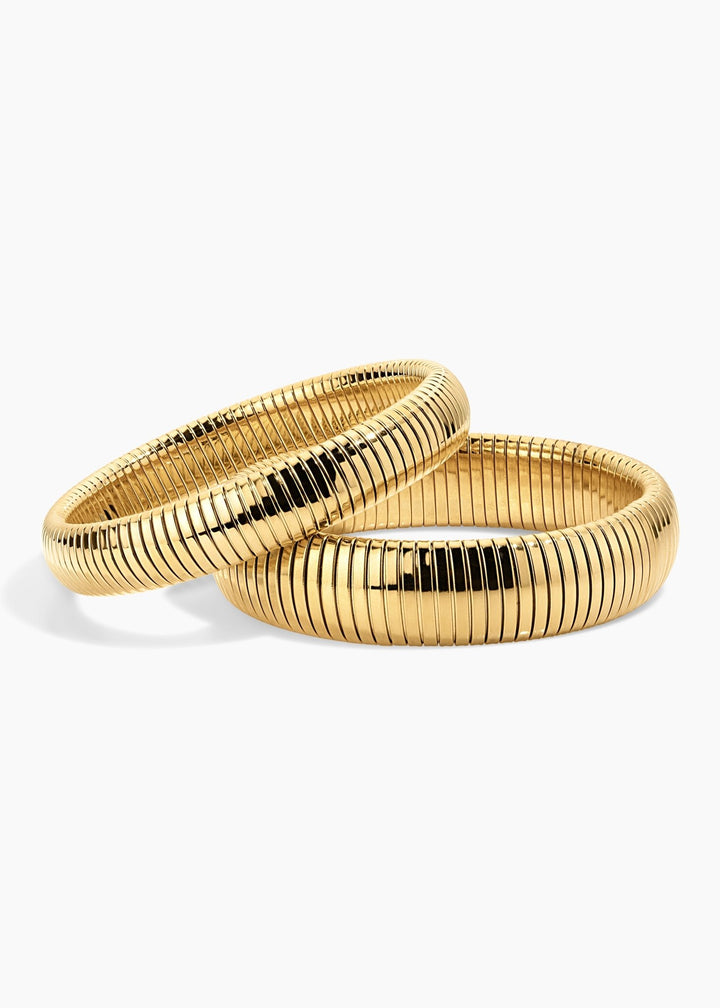 Cleo Bracelet Set of 2 - Gold - Something Splendid Co.