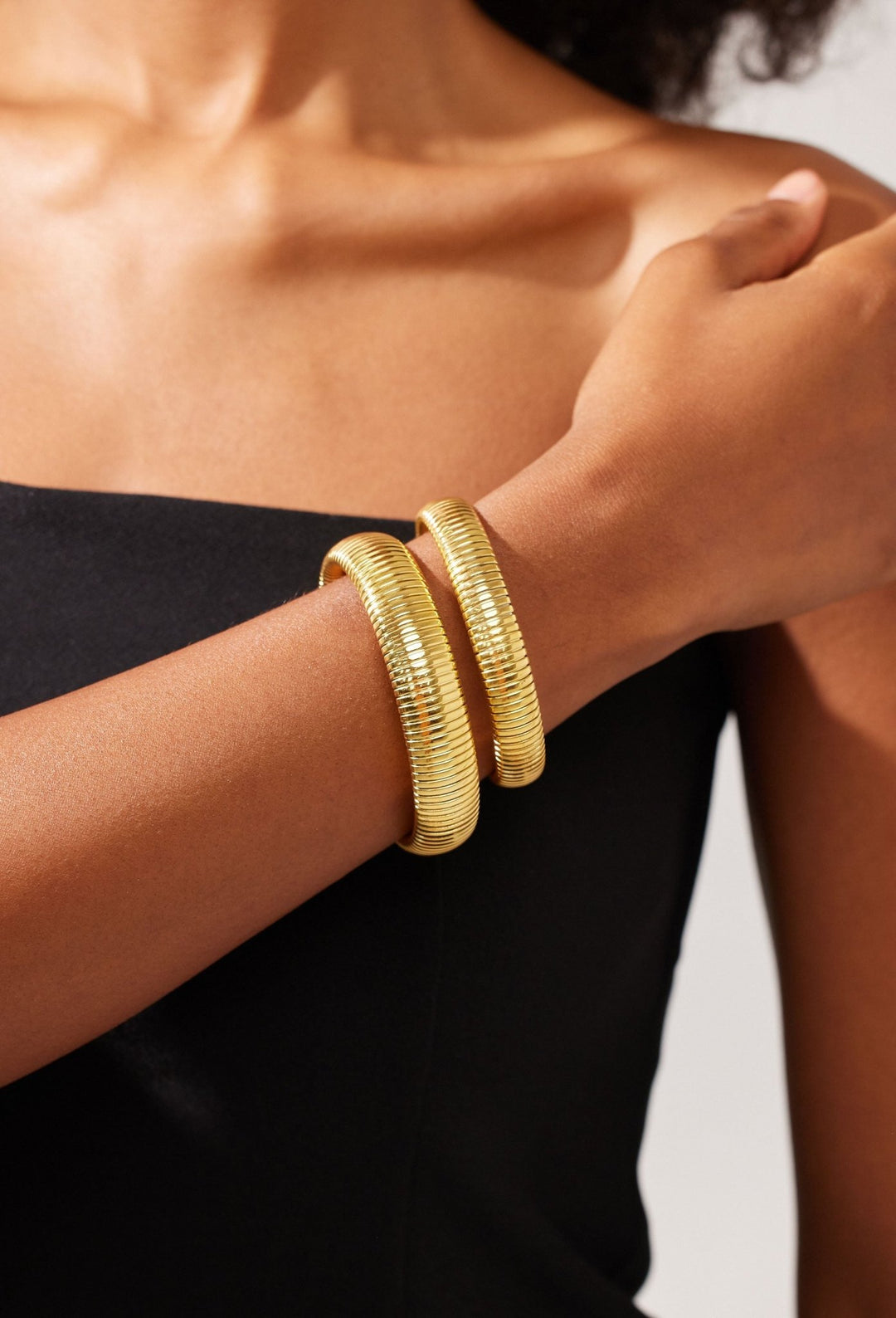 Cleo Bracelet Set of 2 - Gold - Something Splendid Co.