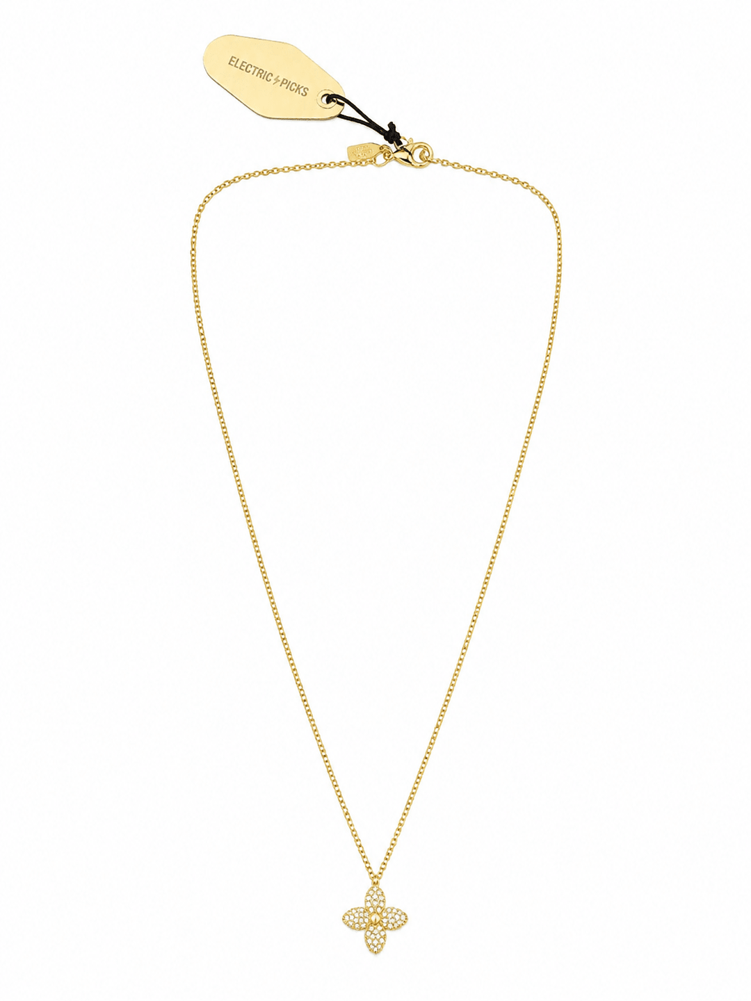 Clover Cross Necklace - Gold - Something Splendid Co.