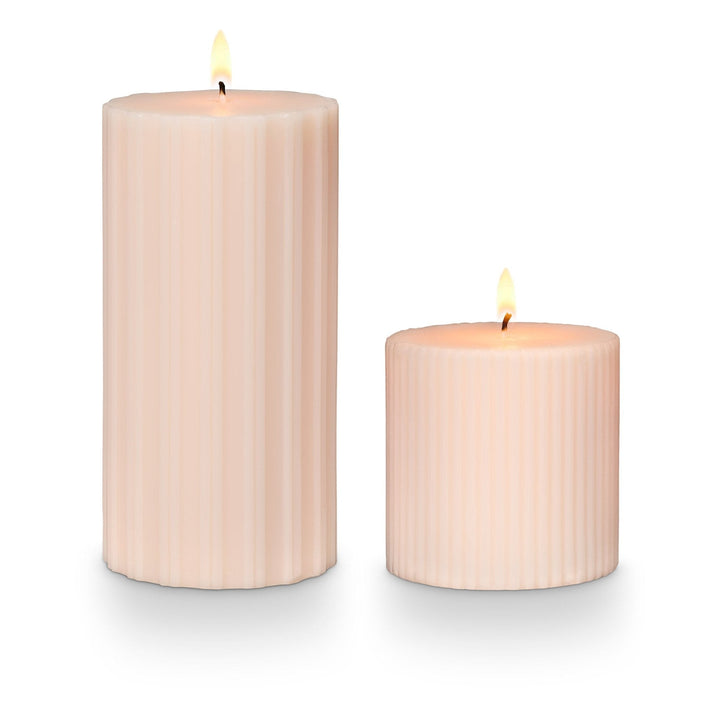 Coconut Milk Mango Fragranced Pillar Candle - Something Splendid Co.