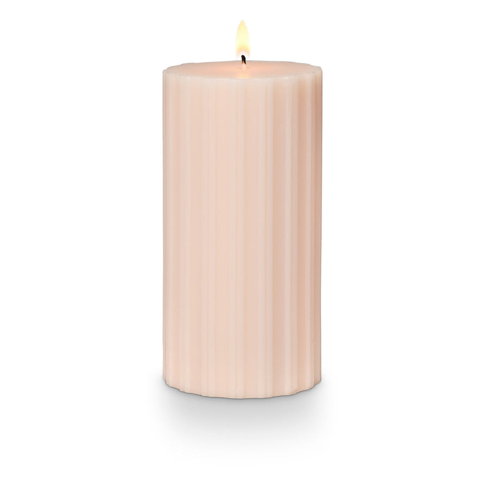 Coconut Milk Mango Fragranced Pillar Candle - Something Splendid Co.