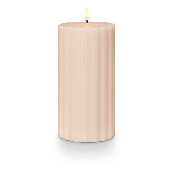 Coconut Milk Mango Fragranced Pillar Candle - Something Splendid Co.