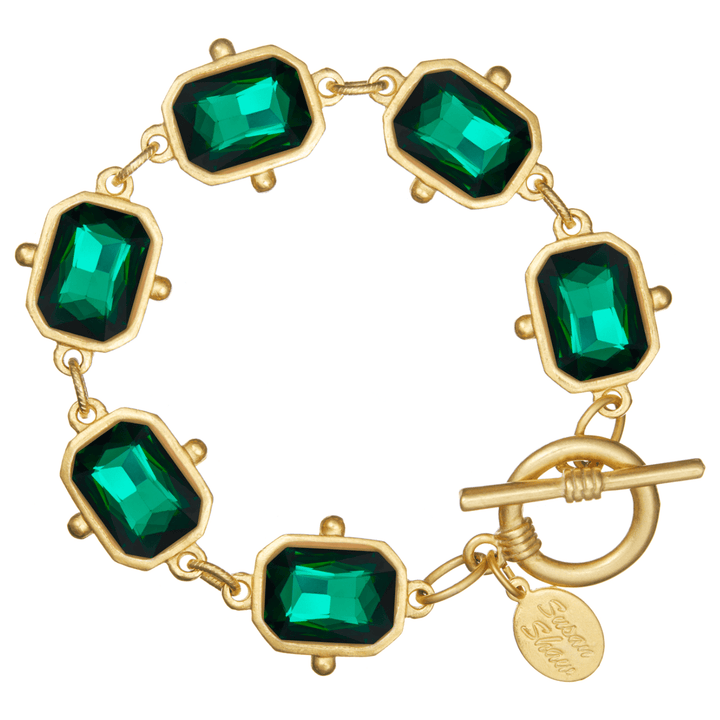 Collins Tennis Bracelet | Emerald - Something Splendid Co.