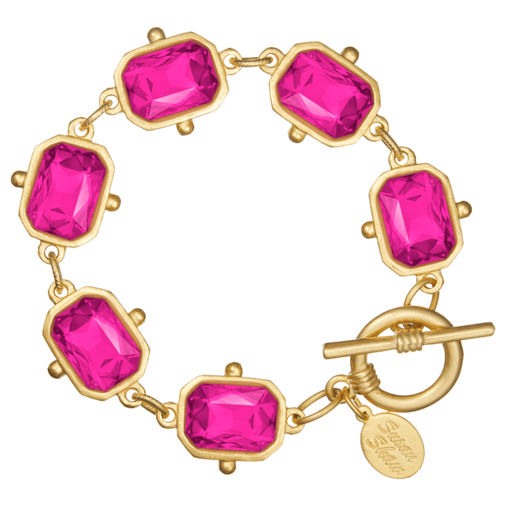 Collins Tennis Bracelet | Magenta - Something Splendid Co.