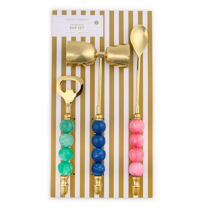 Color Pop 3pc Bar Set - Something Splendid Co.