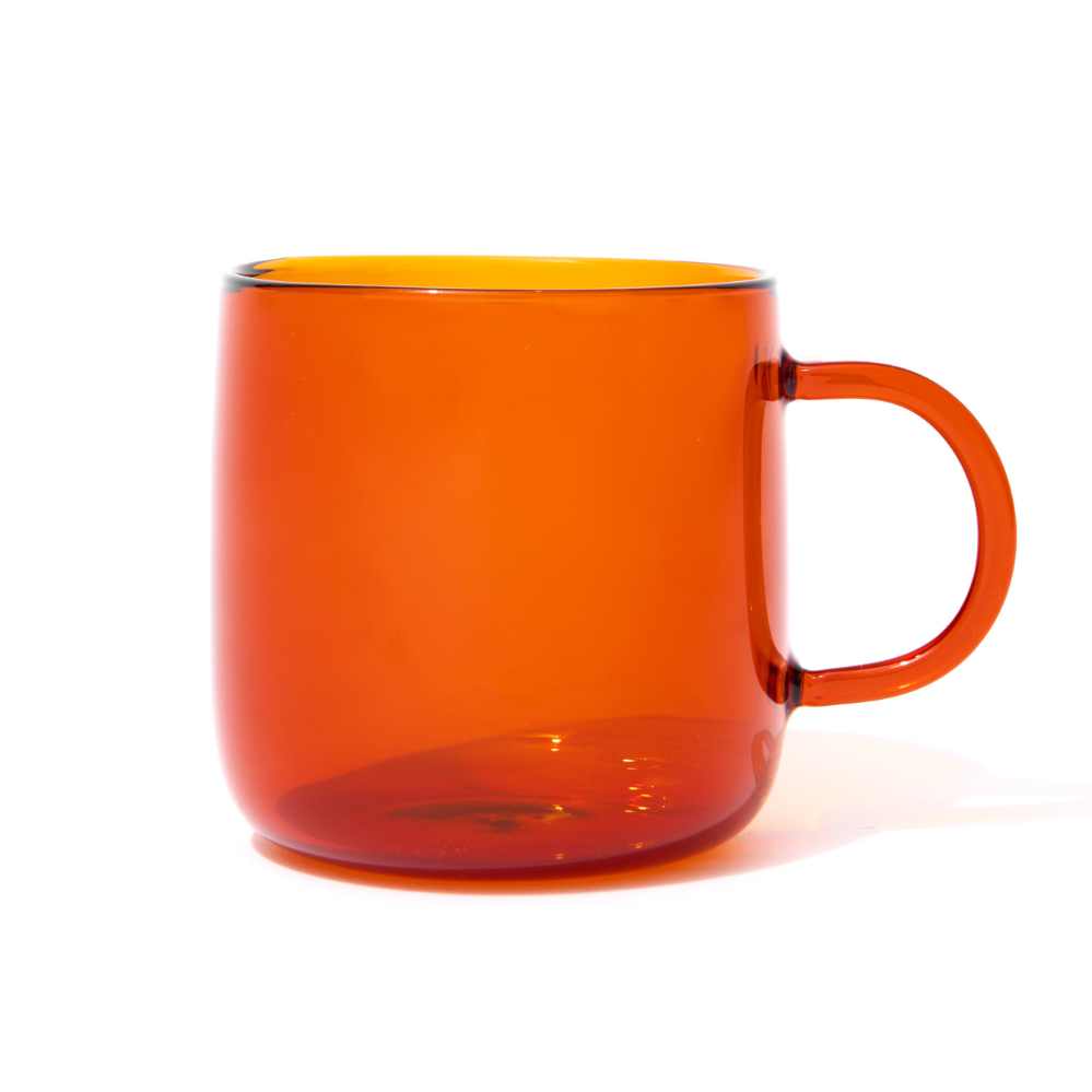 Colorful Glass Mug | Amber - Something Splendid Co.