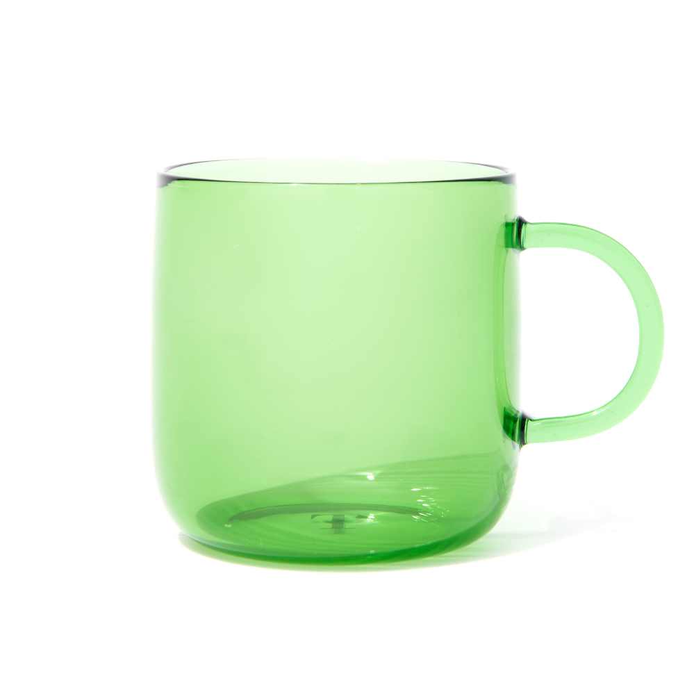 Colorful Glass Mug | Green - Something Splendid Co.