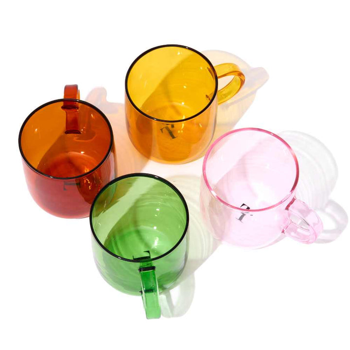 Colorful Glass Mug | Yellow - Something Splendid Co.