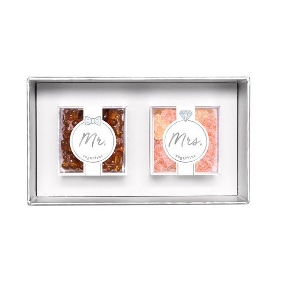 Congrats to the Happy Couple 2pc Bento Box - Mrs. & Mr. - Something Splendid Co.