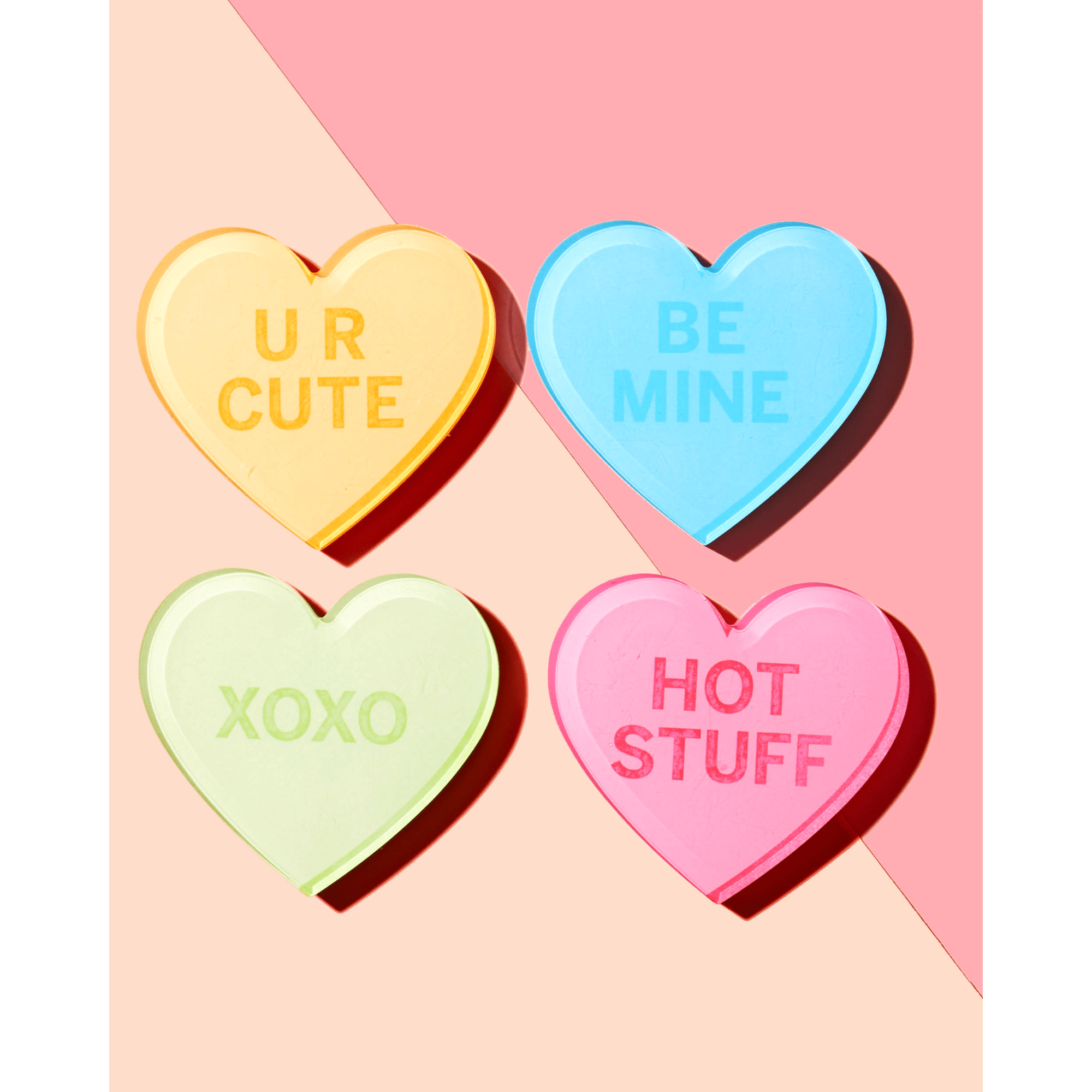 Conversation Heart Coaster