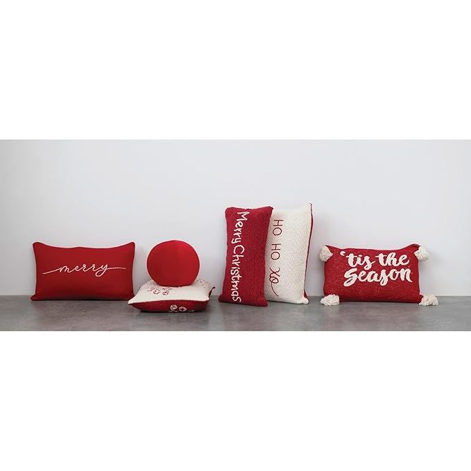 Cotton Merry Christmas Pillow - Something Splendid Co.