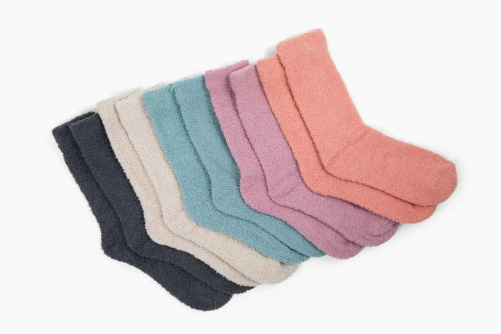 Cozy Cloud Socks - Stone Blue - Warm & Soft - Women's Gifts - Something Splendid Co.