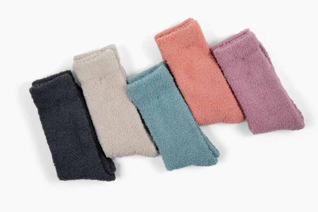 Cozy Cloud Socks - Stone Blue - Warm & Soft - Women's Gifts - Something Splendid Co.