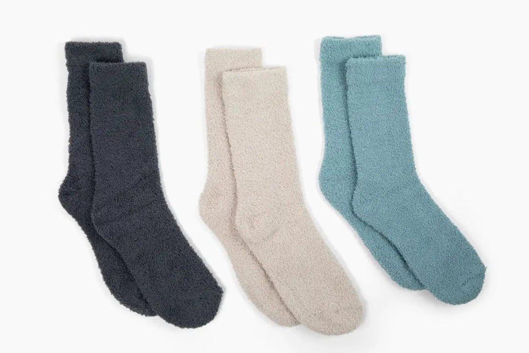 Cozy Cloud Socks - Stone Blue - Warm & Soft - Women's Gifts - Something Splendid Co.