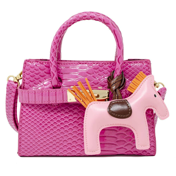 Crocodile Pony Handbag - Something Splendid Co.