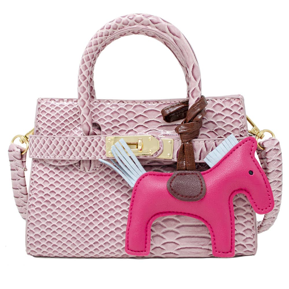 Crocodile Pony Handbag - Something Splendid Co.