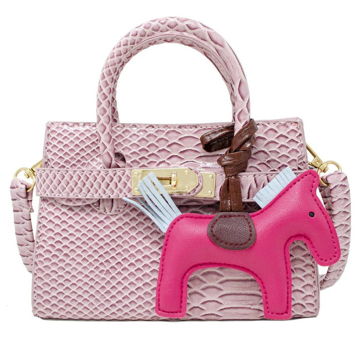 Crocodile Pony Handbag - Something Splendid Co.